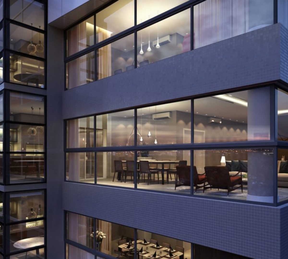 Vista externa Living